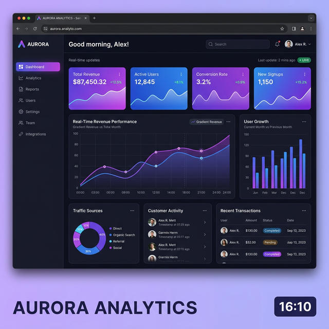 Dashboard SaaS
